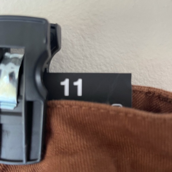 Brown jeans with patches - Picture 2 of 2